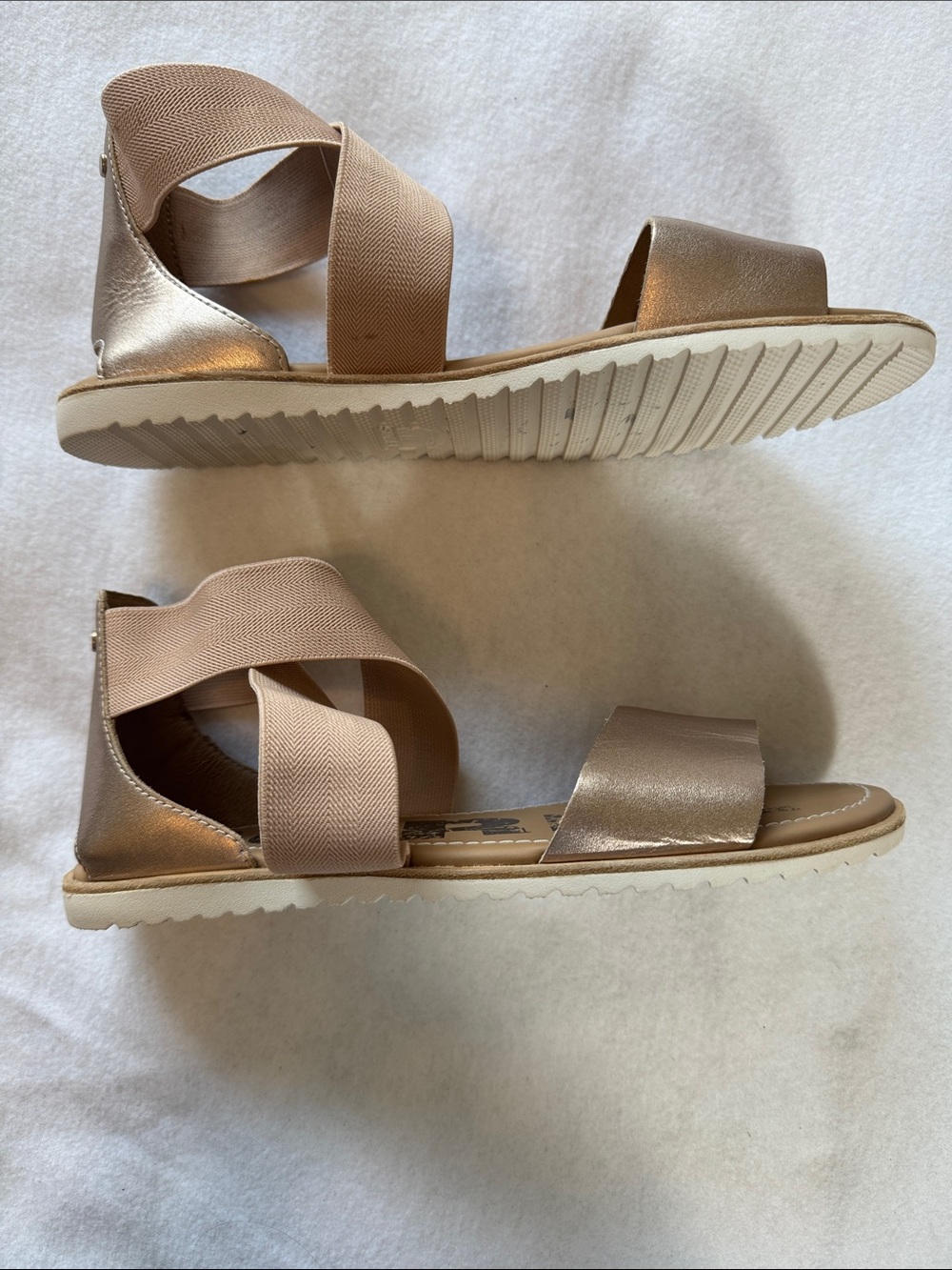 Sorel Ella Sandals NWOT Metallic Size 8.5 - Picture 3 of 7